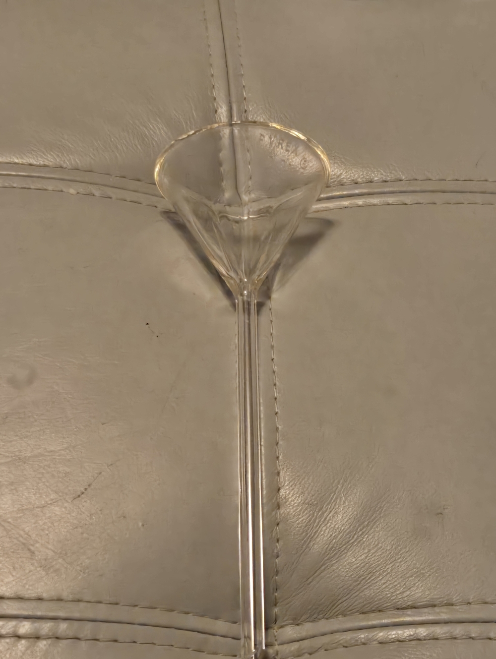 Authentic Pyrex Glass Lab Funnel 60° Fluted Stem Apothecary Decor 9" Tall